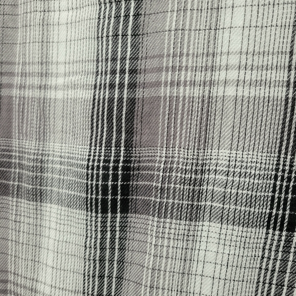 Free people × CP Shades black and gray plaid tunic - Picture 4 of 10